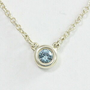 Tiffany Co By the Yard Necklace Aquamarine Silver Accessories